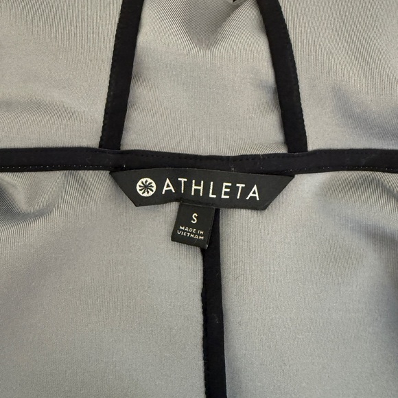 Athleta Gray and Black Hoodie sweatshirt jacket size S - Picture 3 of 7